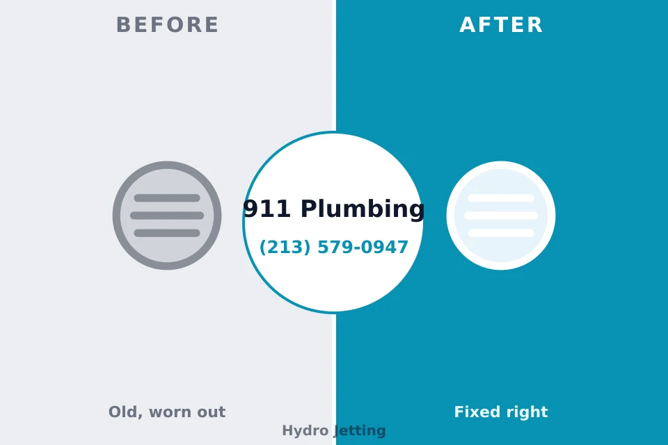 Before and after: plumbing repair Spring Valley, MN